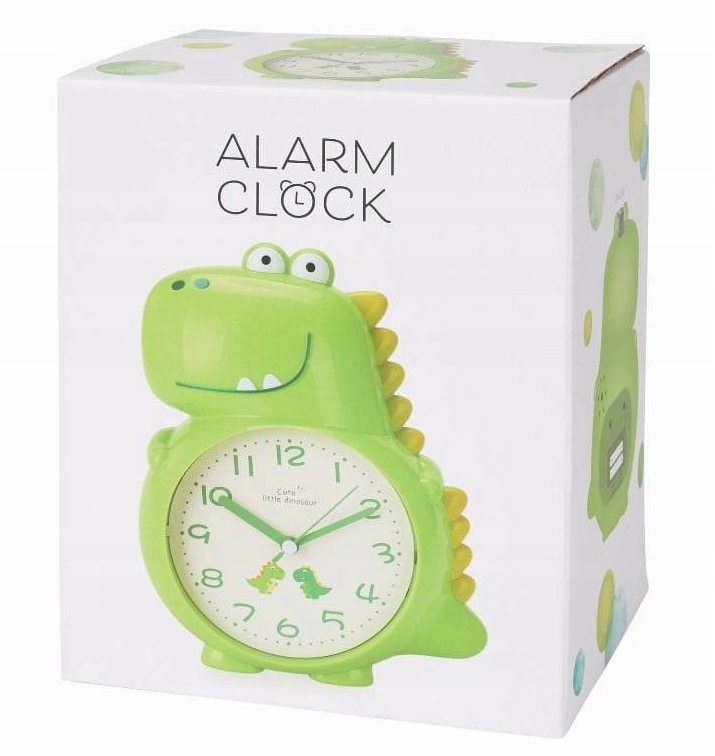 DINO WECKER FÜR KINDER- UHR KINDERWECKER - KINDERUHR - ALARM CLOCK