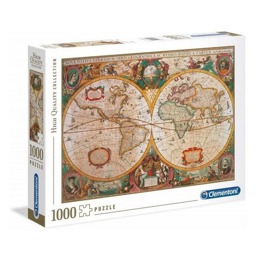 Clementoni 31229 Antike Karte – Puzzle 1000 Teile - NEU