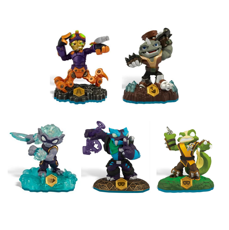 Skylanders Swap Force 5er Pack (Spy Rise, Rubble Rouser, Freeze Blade, Trap Shadow, Stink Bomb)