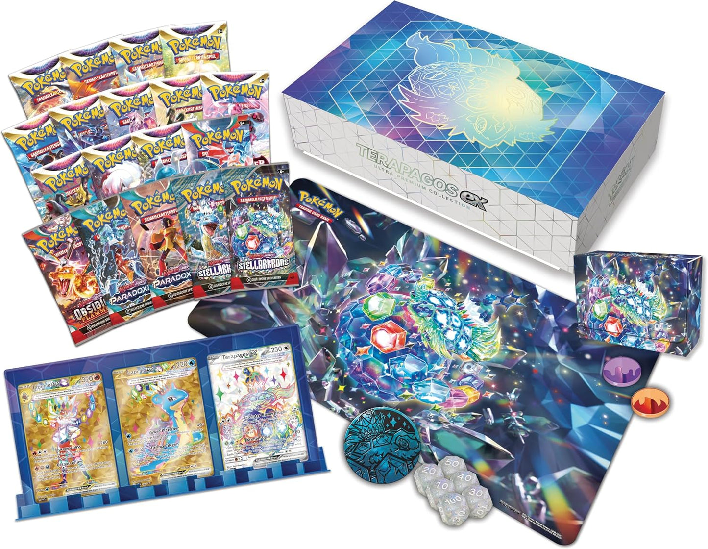 Pokemon Ultra Premium Kollektion Terapagos-ex - TCG DE deutsch