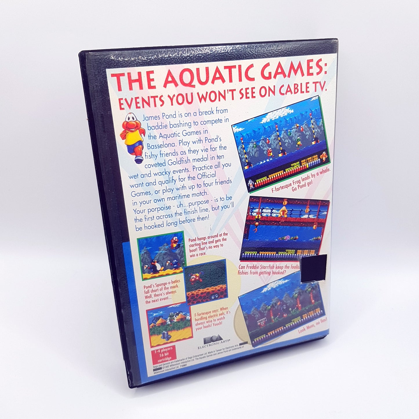 SEGA Genesis Mega Drive - The Aquatic Games - komplett - gebraucht