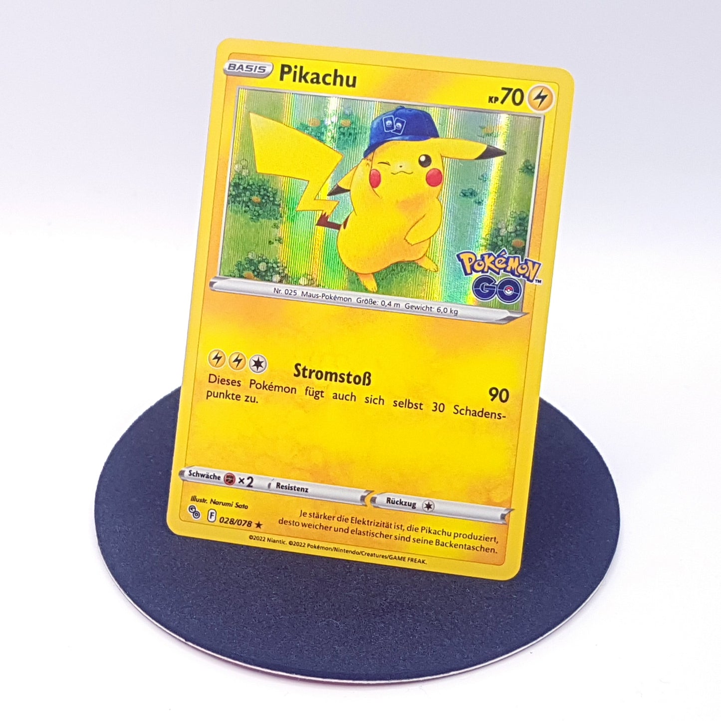 Pokemon Karte - Pikachu 028/078 holo - deutsch