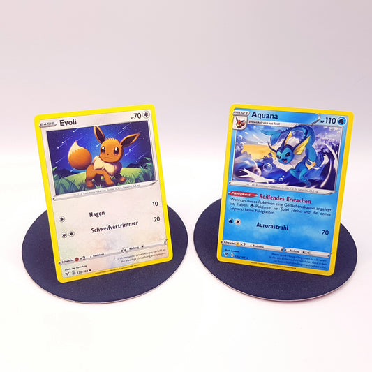 Pokemon Karten - Evoli 130/185 & Aquana 030/185 - deutsch