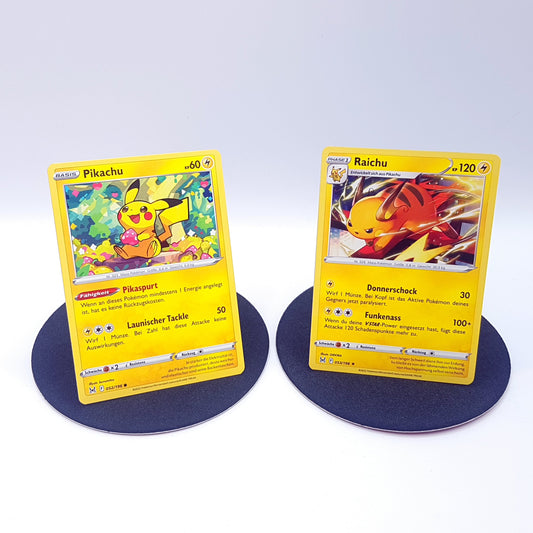 Pokemon Karten - Pikachu 052/196 & Raichu 053/196 - deutsch