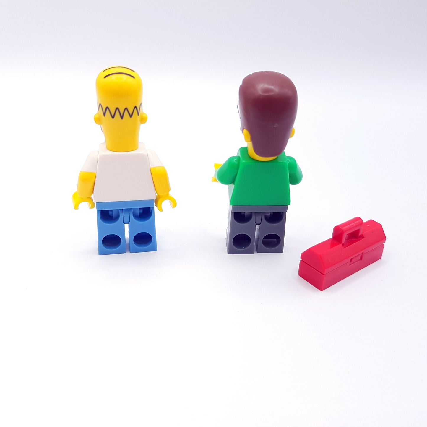 LEGO Minifigur - Home Simpson sim007 & Ned Flanders sim013 (2014) - gebraucht