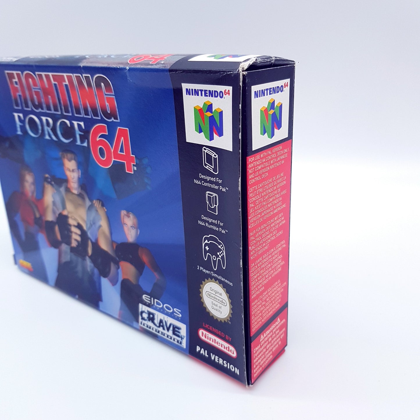 Nintendo 64 - N64 - Fighting Force 64 - PAL - inkl OVP und Anleitung