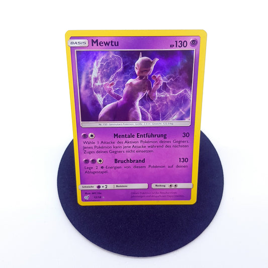 Pokemon Karte - Mewtu 12/18 holo 2019 - deutsch