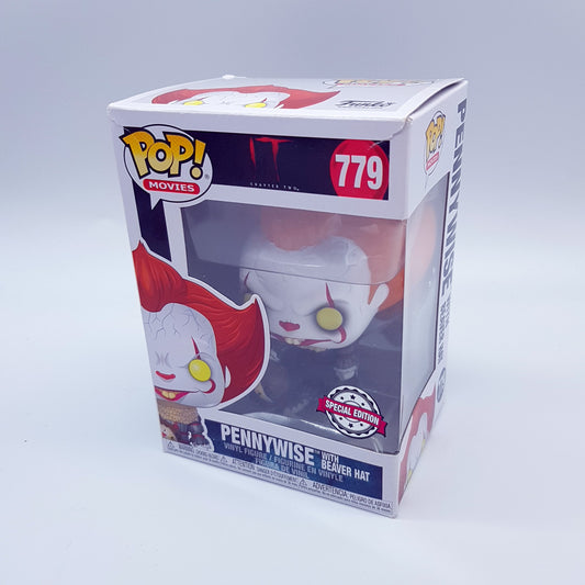 FUNKO POP - IT #779 Pennywise with Beaver Hat - Vinyl Figur - B-Ware