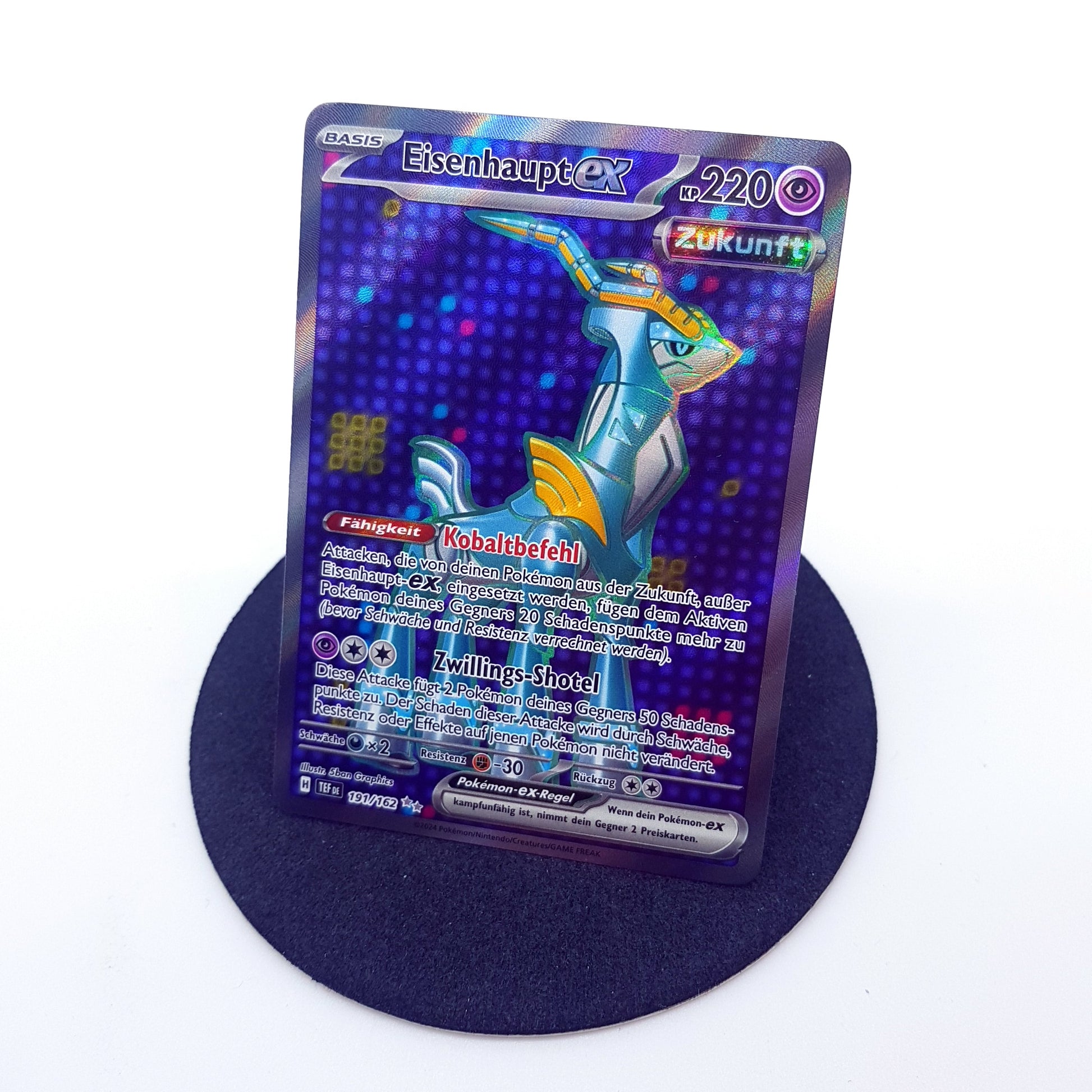 Pokemon Eisenhaupt ex 191/162 Gewalten der Zeit deutsch Mint