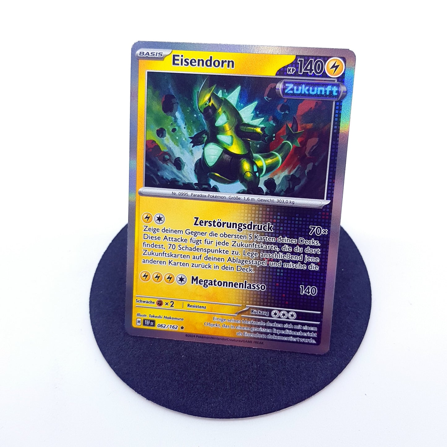 Pokemon Eisendorn 062/162 Gewalten der Zeit deutsch Mint