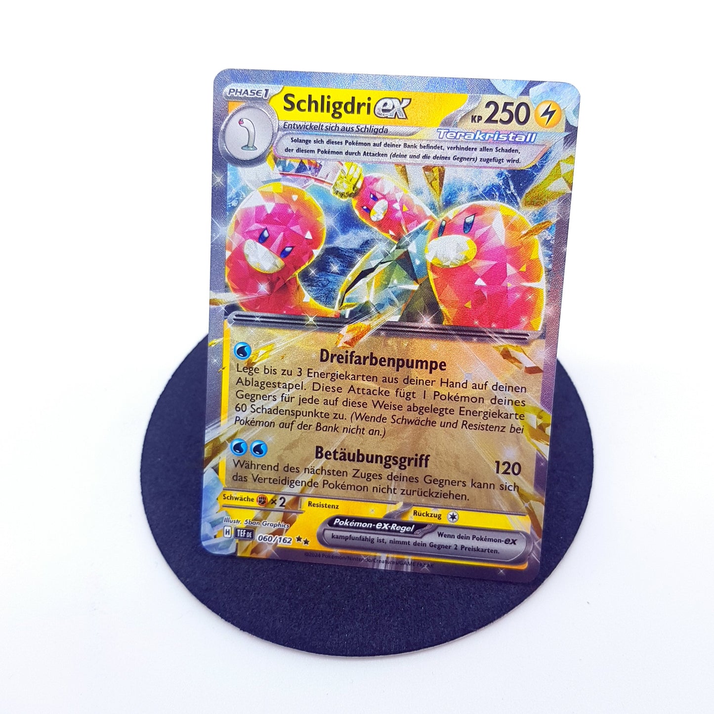 Pokemon Schligdri ex 060/162 Gewalten der Zeit deutsch Mint