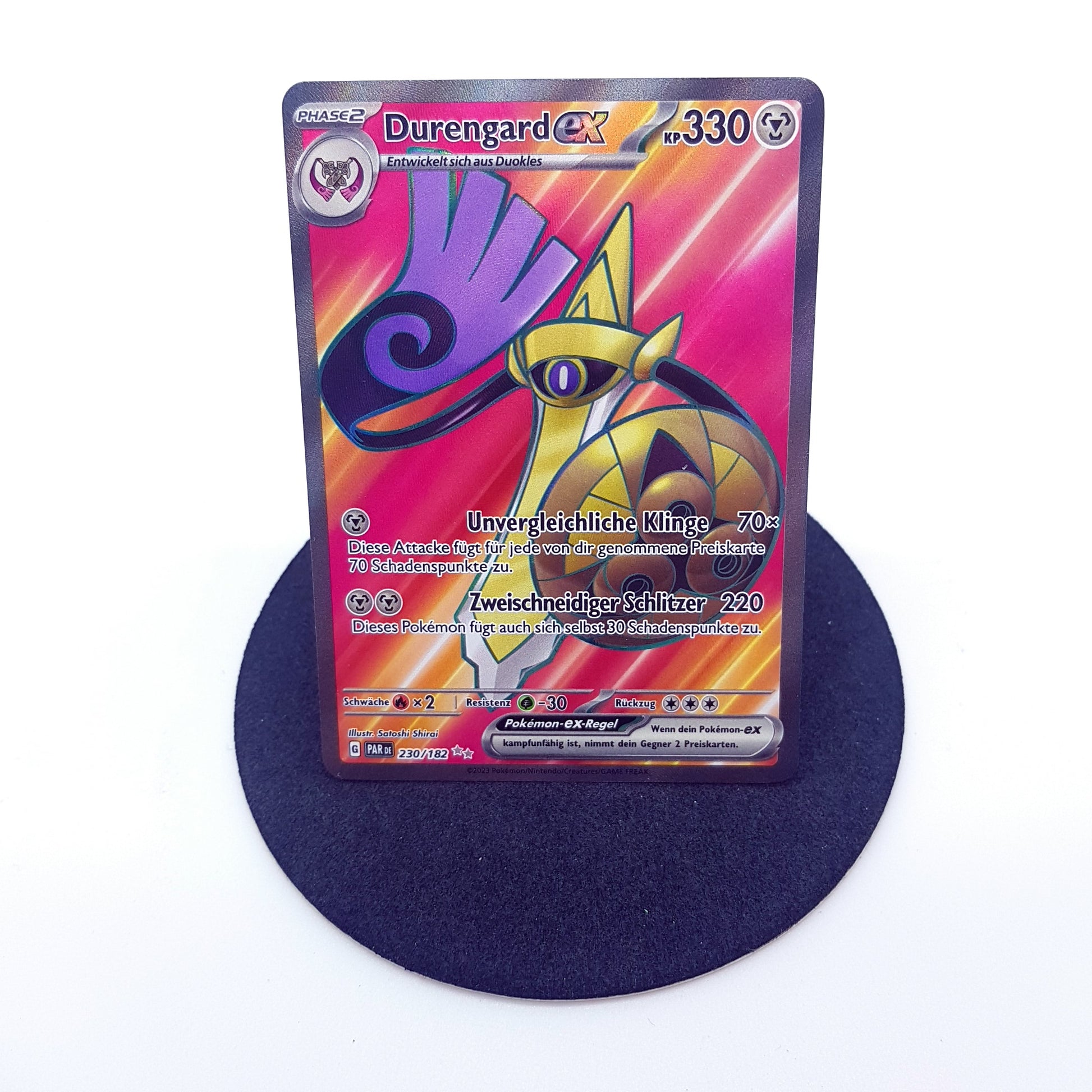 Pokemon Durengard ex 230/182 Paradoxrift deutsch Mint