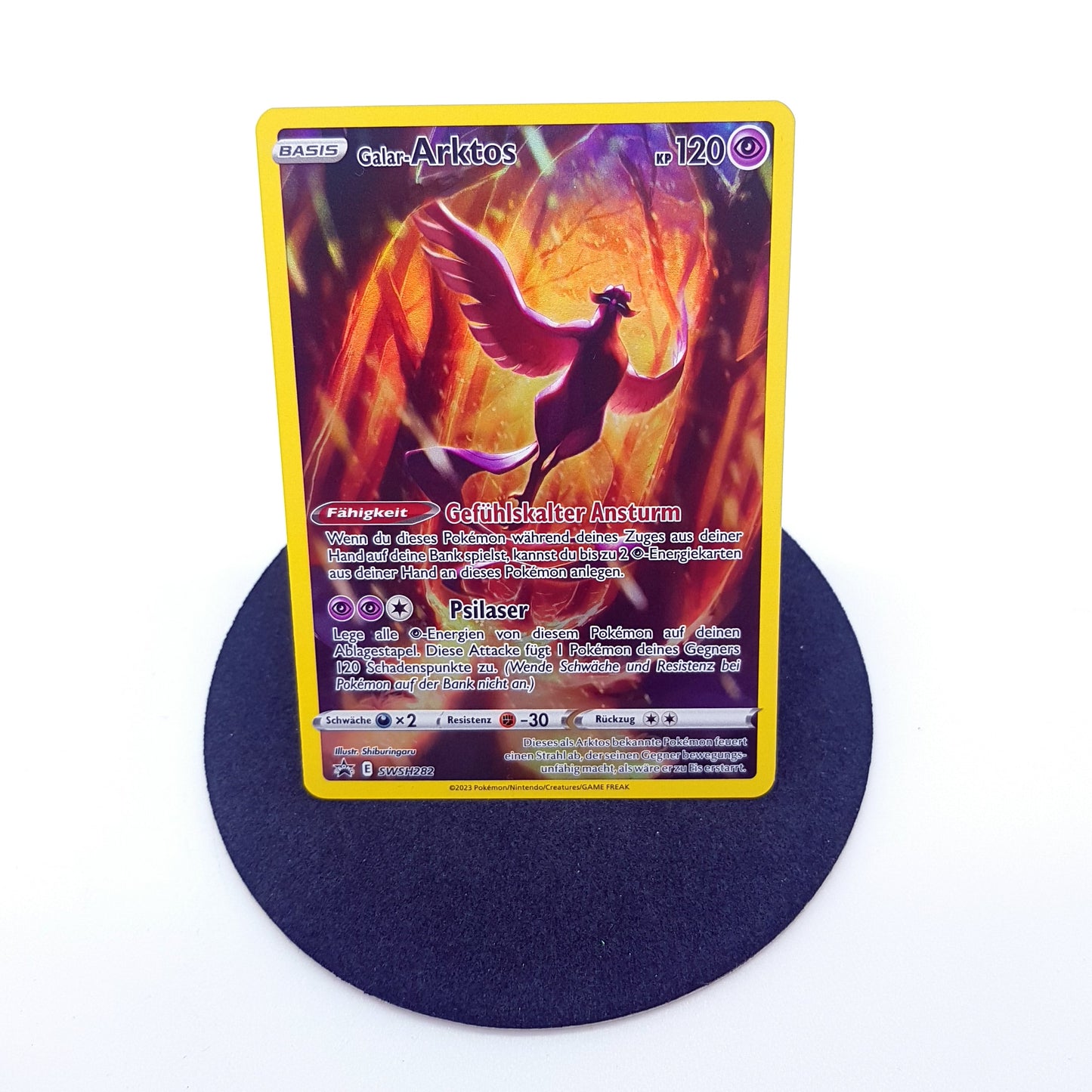 Pokemon Galar-Arktos SWSH282 Black Star Promo deutsch Mint