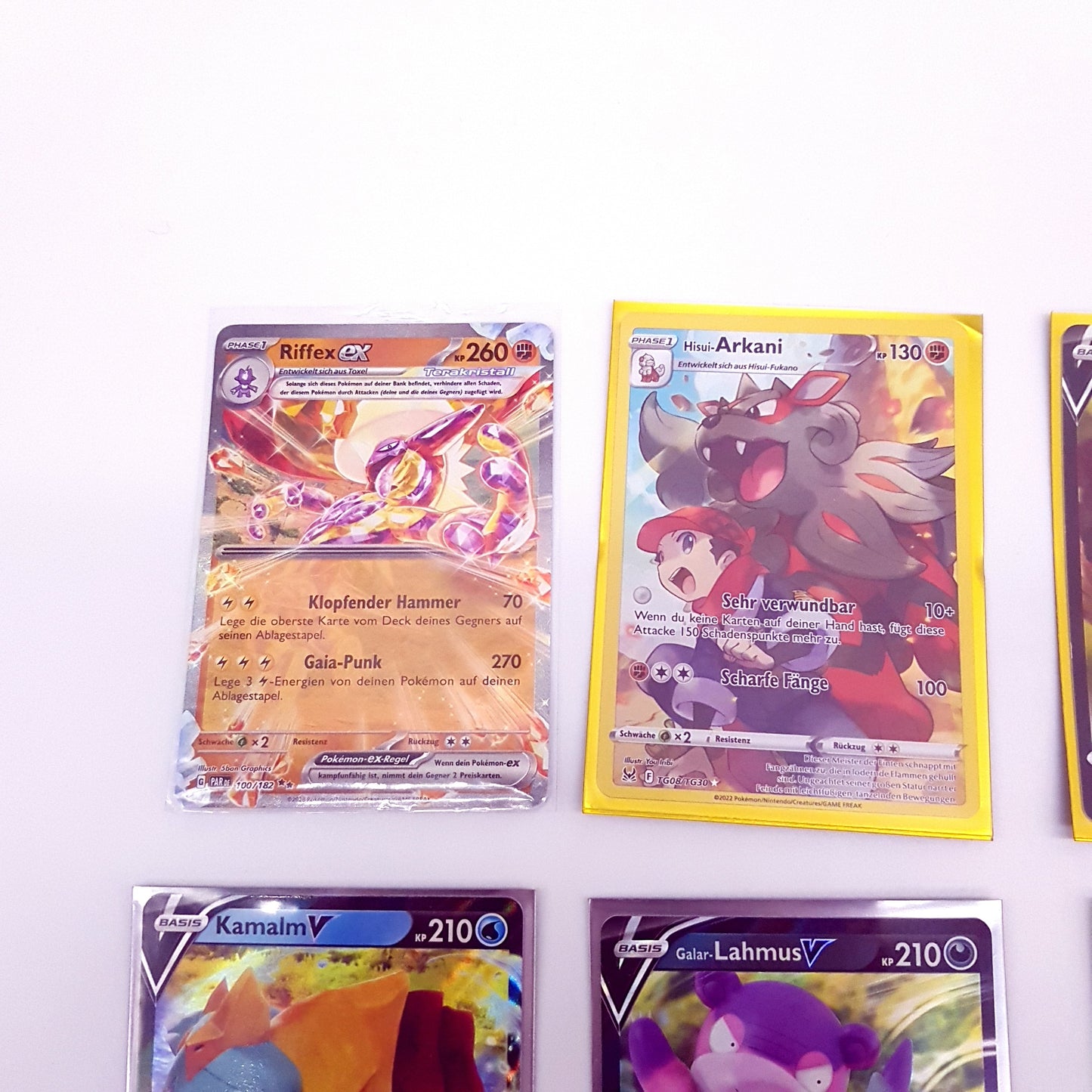 Pokemon 10 x Holo EX V Shiny Fullart Radiant Strahlend - mint - deutsch