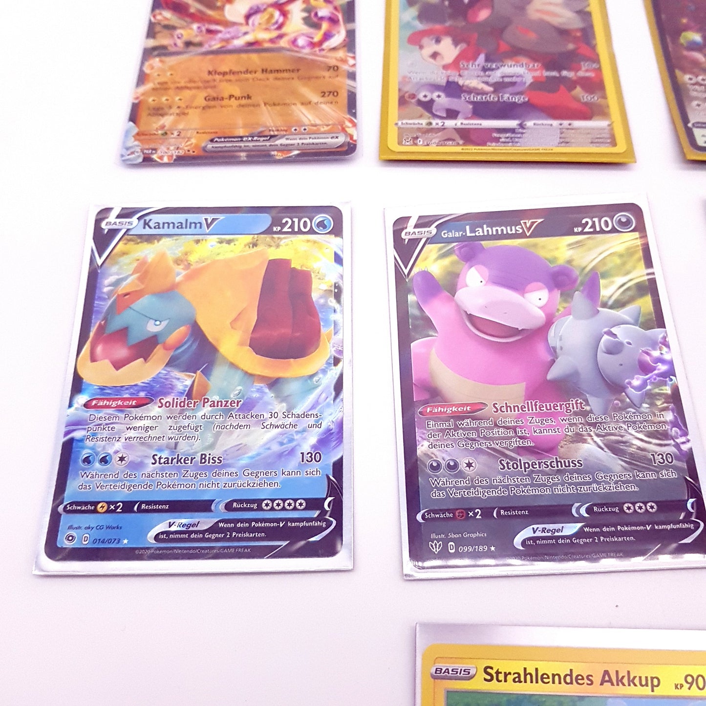 Pokemon 10 x Holo EX V Shiny Fullart Radiant Strahlend - mint - deutsch