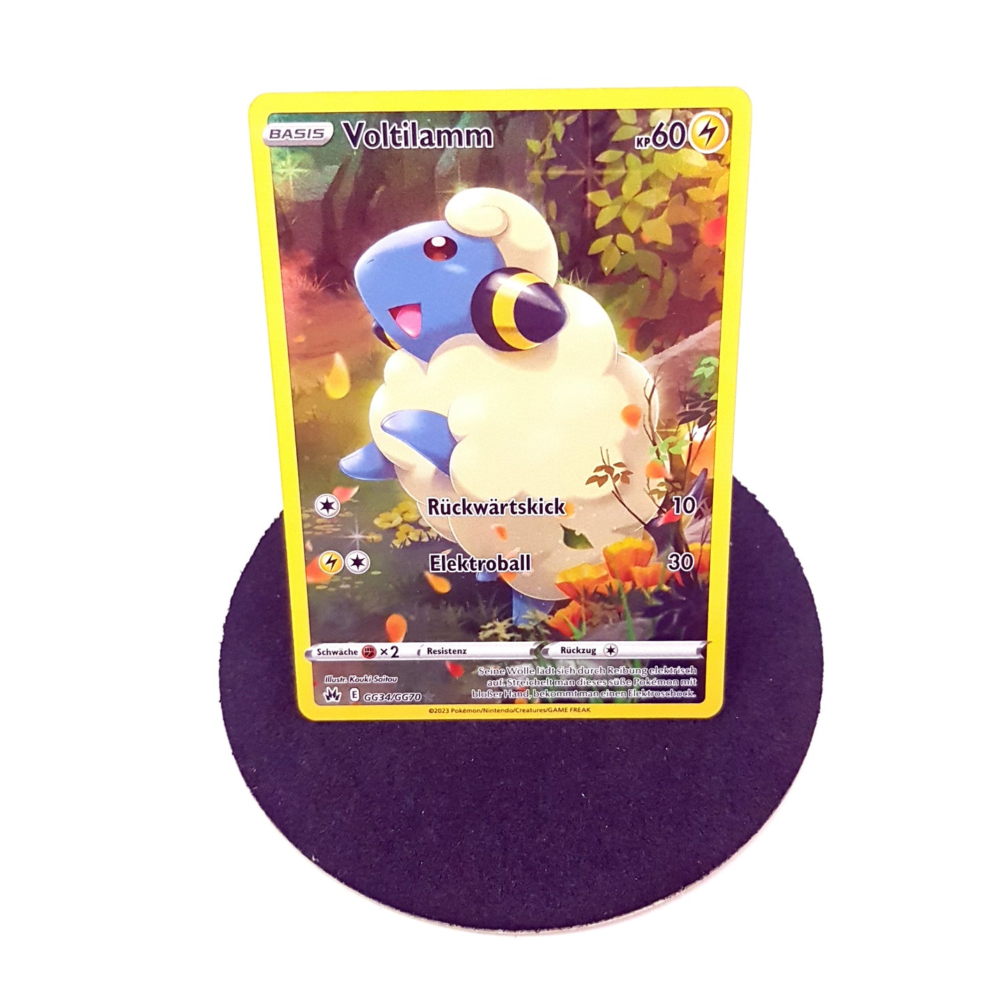 Pokemon Voltilamm GG34/GG70 Holo - mint - deutsch