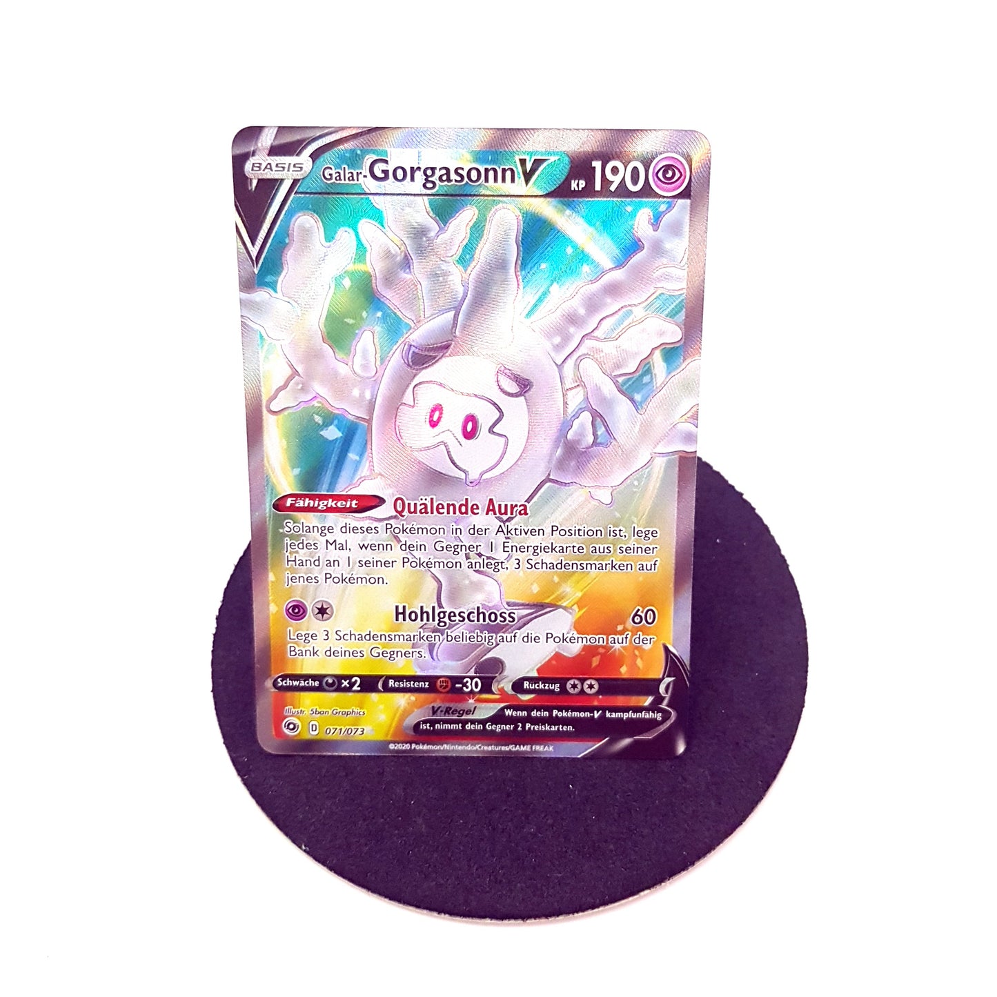 Pokemon Galar-Gorgasonn V 071/073 Holo - mint - deutsch