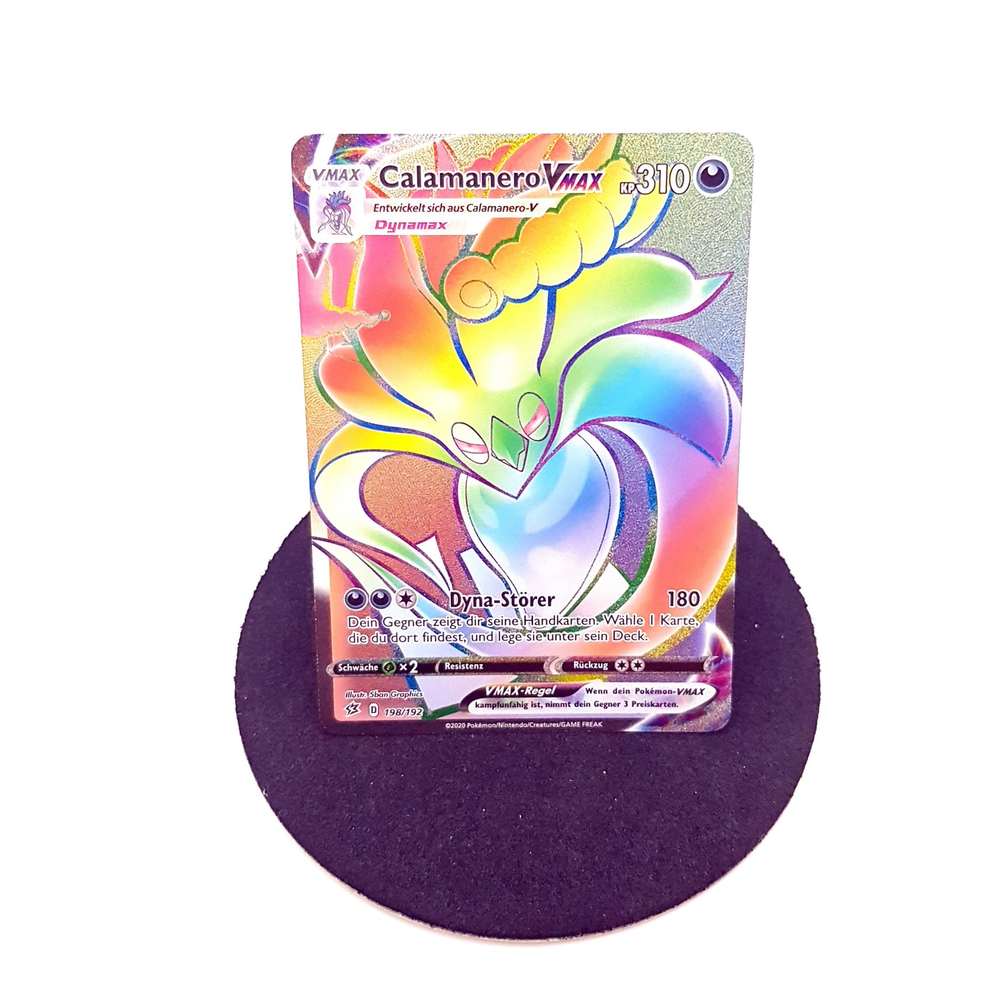 Pokemon Calamanero VMax 198/192 Holo - near mint - deutsch