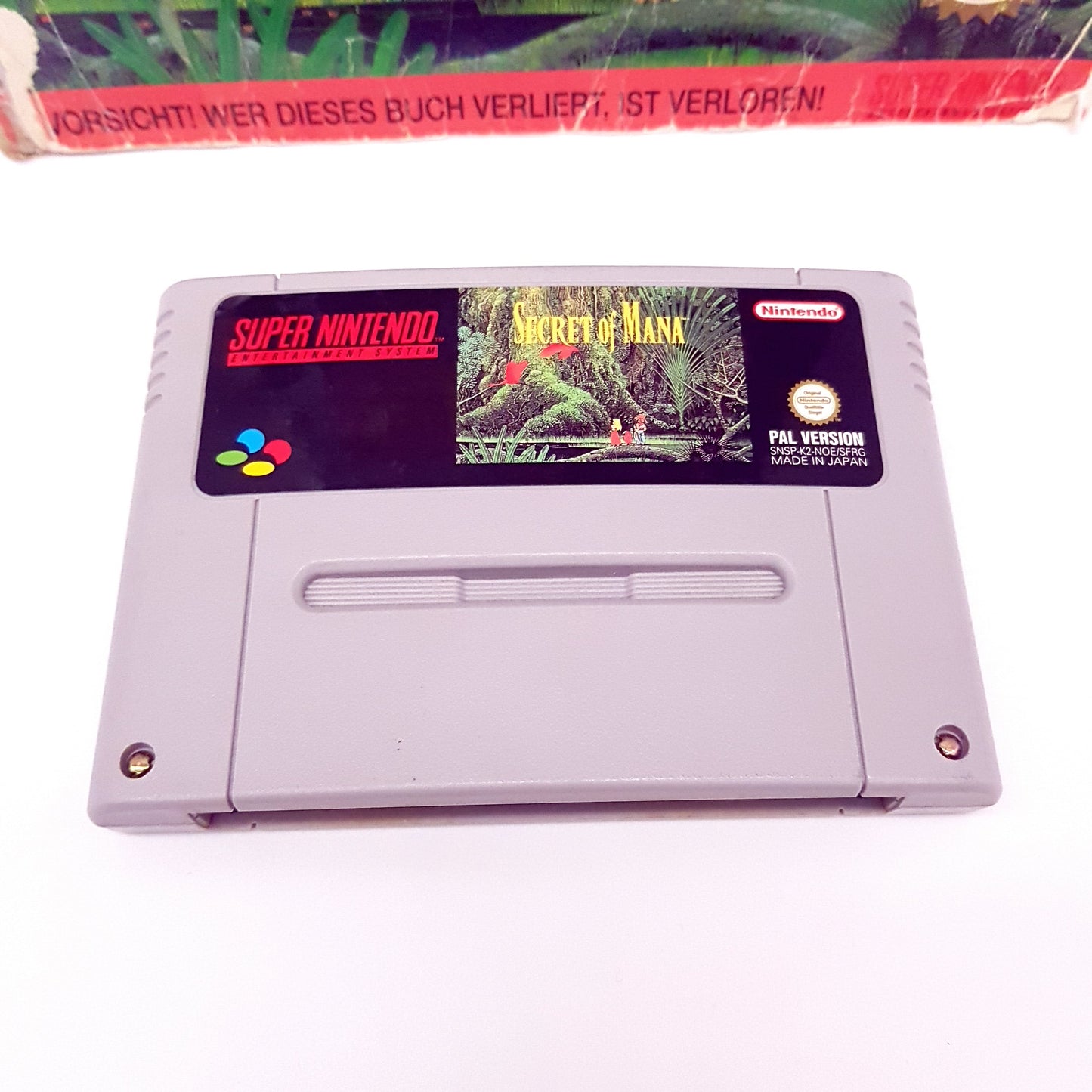 SNES Super Nintendo - Secret of Mana (PAL) - Modul inkl Lösungsbuch