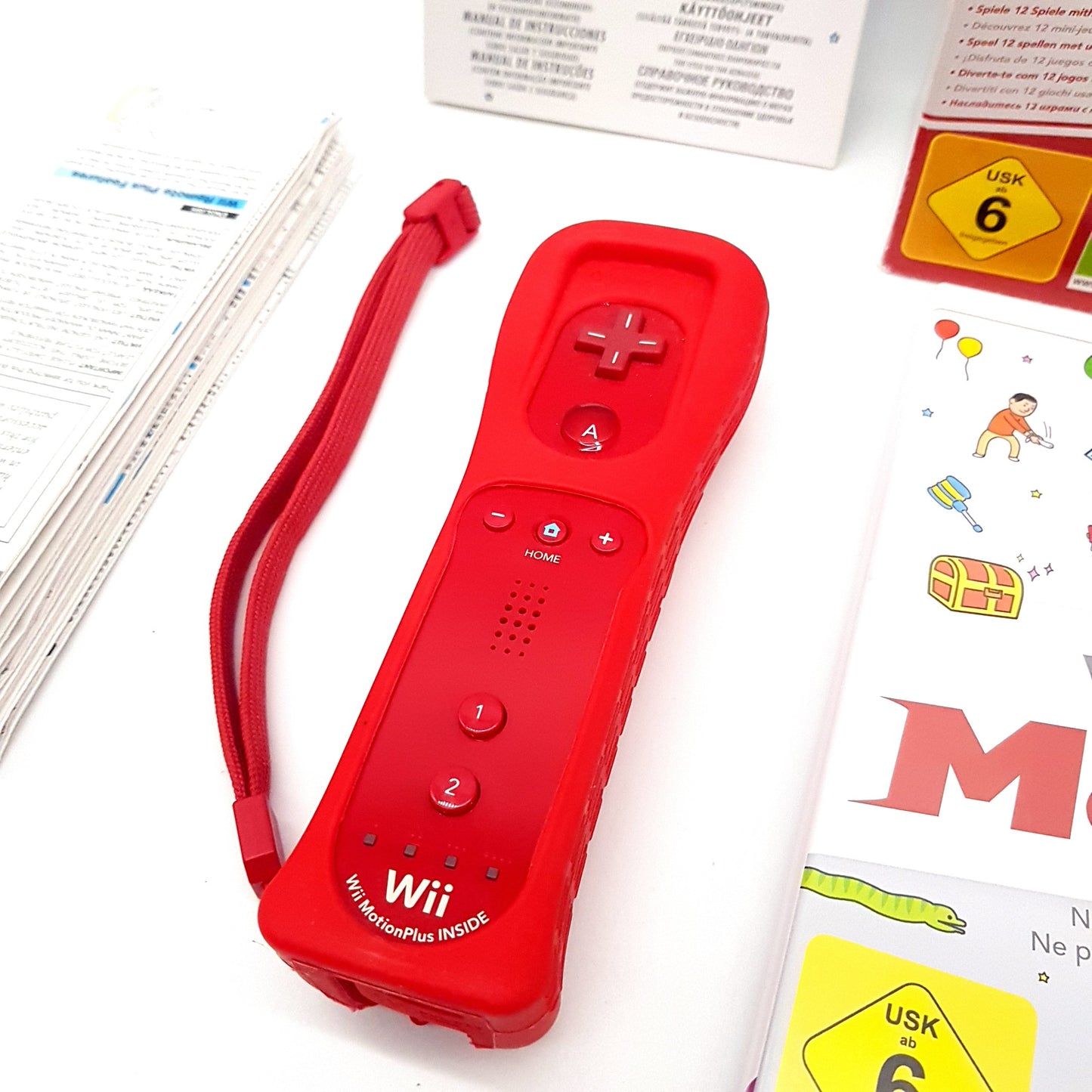 Nintendo Wii - Wii Play Motion inkl Controller rot & OVP - gebraucht