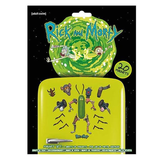 Rick and Morty Magnet Set Kühlschrankmagnete (20 Stück)