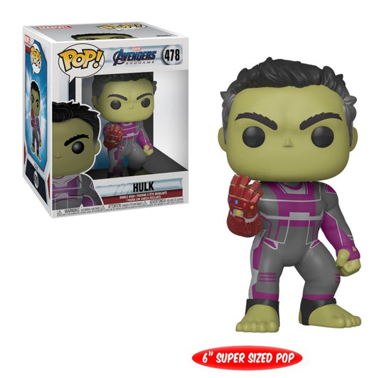 FUNKO POP Marvel Avengers Endgame #478 Hulk - 6" - 15cm - groß - Vinyl Figur NEU