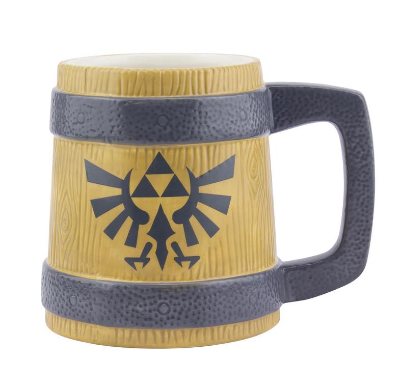 Zelda Bierkrug Krug Tasse Hyrule Crest 600ml