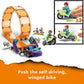 LEGO 60338 City Stuntz Schimpansen-Stuntlooping, mit Rampe, Stunt-Motorrad und 3 Minifiguren