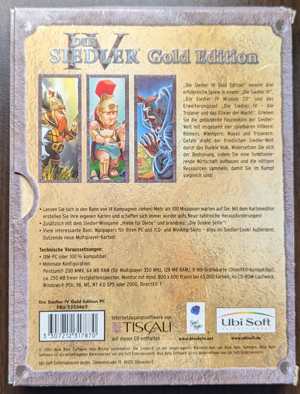 PC Spiel Die Siedler IV Gold Edition - gebraucht sehr gut