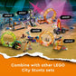 LEGO 60338 City Stuntz Schimpansen-Stuntlooping, mit Rampe, Stunt-Motorrad und 3 Minifiguren