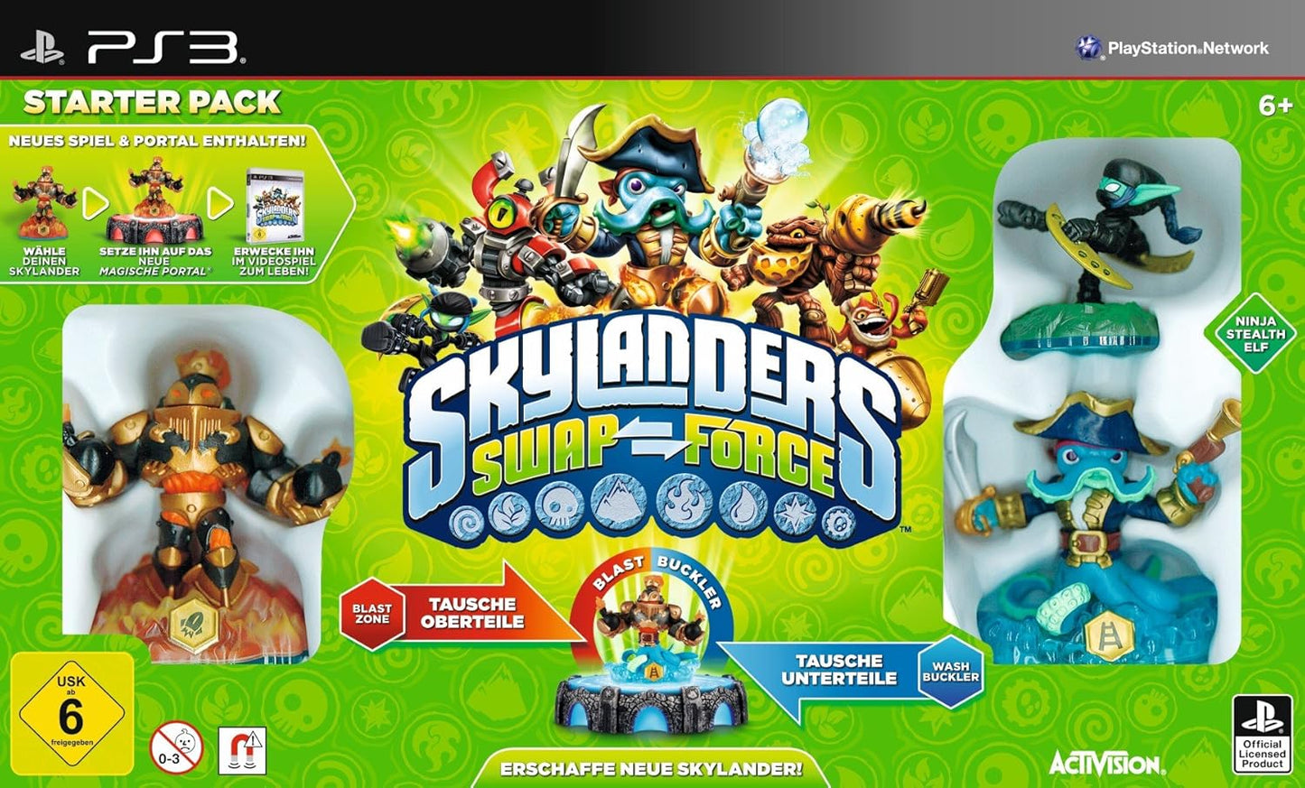 Skylanders Swap Force Starter Pack - PS3 Playstation 3 - gebraucht