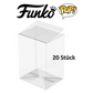 FUNKO POP Protector Boxen (20 Stück) Schutzhüllen für deine Figuren