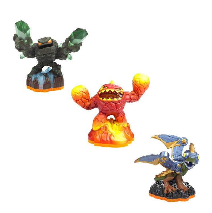 Skylanders Giants Triple Pack (Prism Break, Eruptor, Drobot)