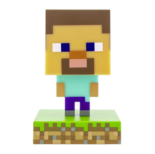 Minecraft Steve Icons Light Lampe Licht Nachtlicht