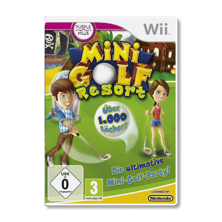 Nintendo Wii - Mini Golf Resort MiniGolf - gebraucht