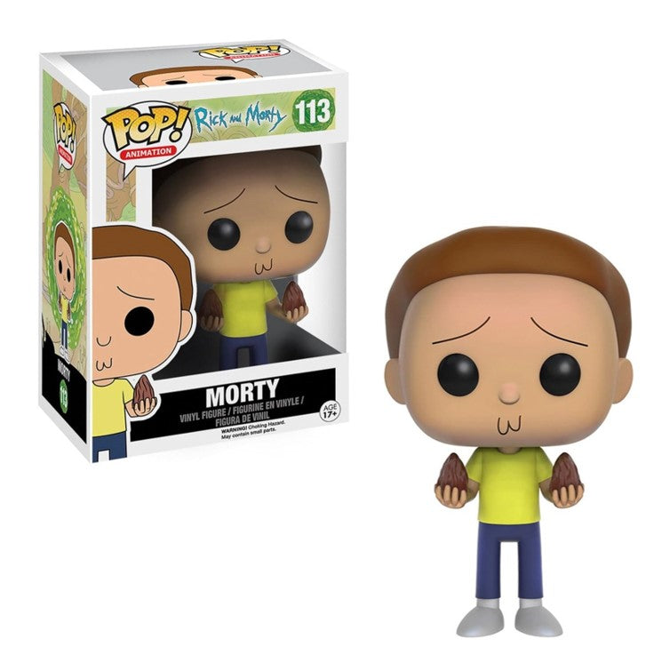 FUNKO POP Rick and Morty #113 Morty - Vinyl Figur NEU