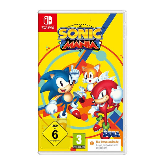 Nintendo Switch - Sonic Mania (Code in Box) - NEU & OVP