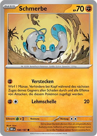 Pokemon Karmesin & Purpur - Obsidian Flammen (Reverse Holo Karten 100-199 Auswahl)