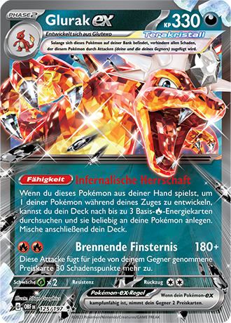 Pokemon Karmesin & Purpur - Obsidian Flammen (Reverse Holo Karten 100-199 Auswahl)