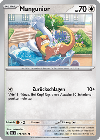 Pokemon Karmesin & Purpur - Obsidian Flammen (Reverse Holo Karten 100-199 Auswahl)