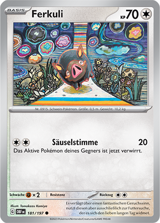 Pokemon Karmesin & Purpur - Obsidian Flammen (Reverse Holo Karten 100-199 Auswahl)