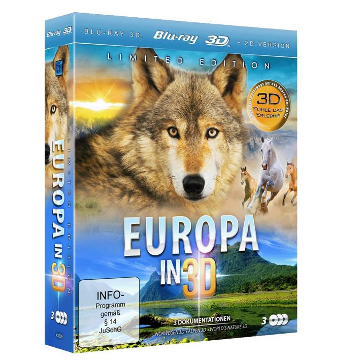 Europa in 3D - limited Edition - Blu Ray - Zustand NEU sealed OVP