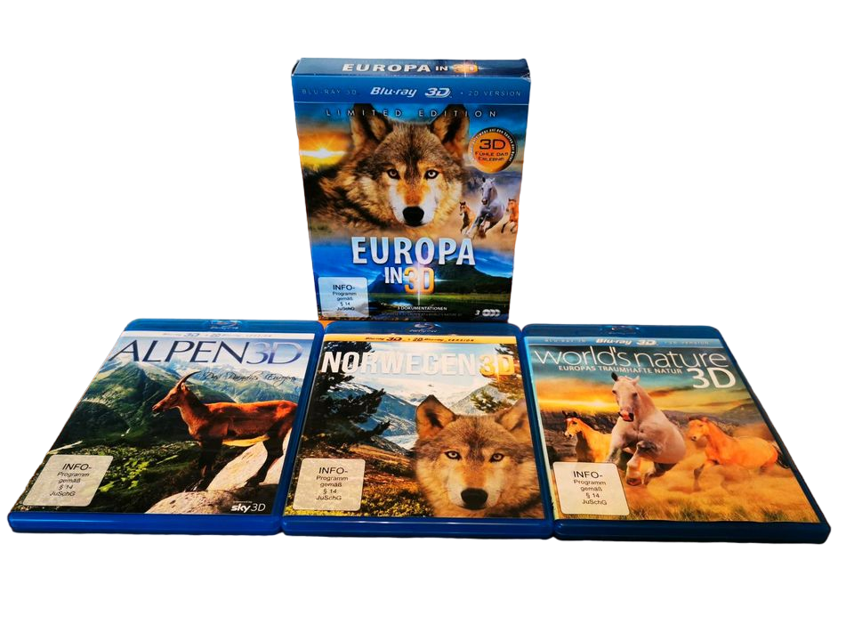 Europa in 3D - limited Edition - Blu Ray - Zustand NEU sealed OVP