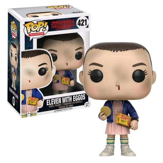 FUNKO POP - Stranger Things #421 Eleven with Eggos Vinyl Figur NEU