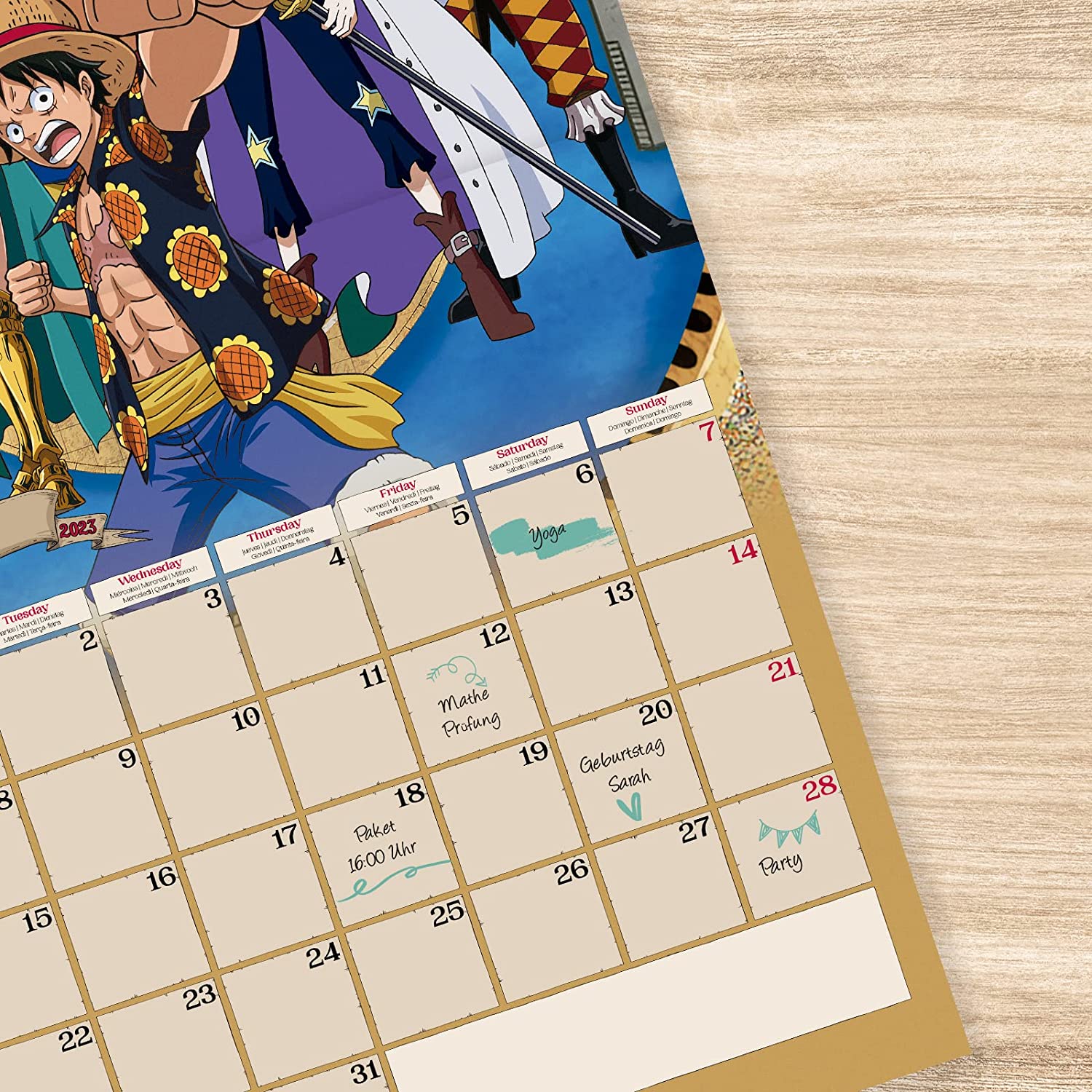 One Piece Kalender Wandkalender 2023 Erik – Pokéton