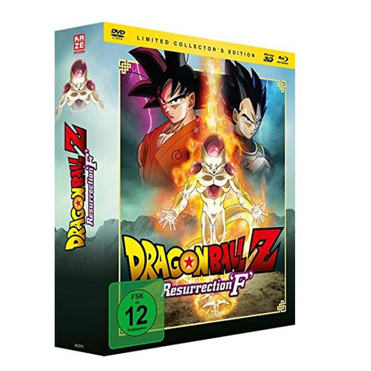 Dragonball Z: Resurrection 'F' Limited Edition 3D Blu Ray & DVD NEU