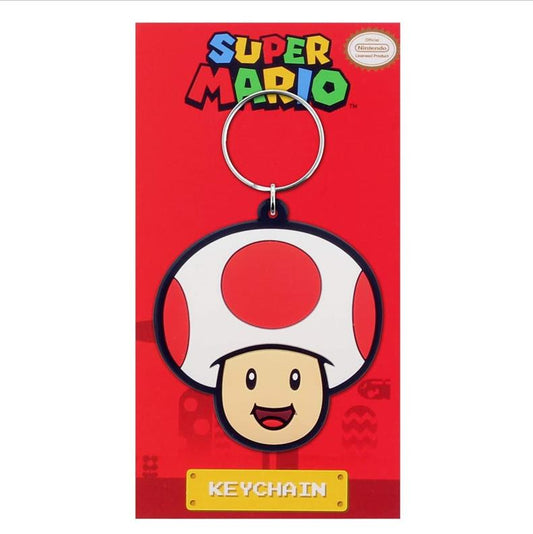 Schlüsselanhänger Toad (Pilz aus Super Mario) Keychain Nintendo