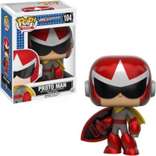 FUNKO POP Megaman #104 Proto Man Vinyl Figur NEU