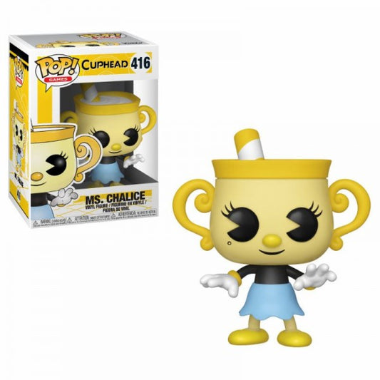 FUNKO POP Games - Cuphead #416 Ms. Chalice Vinyl Figur NEU