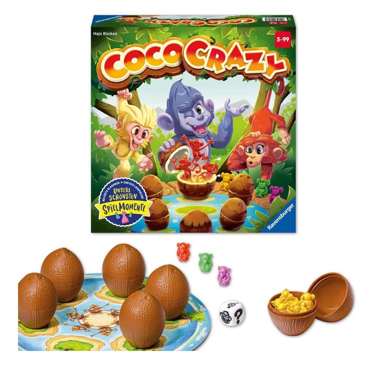 Coco Crazy Brettspiel Gesellschaftsspiel Kinderspiel Familienspiel 2-8 Spieler - Ravensburger